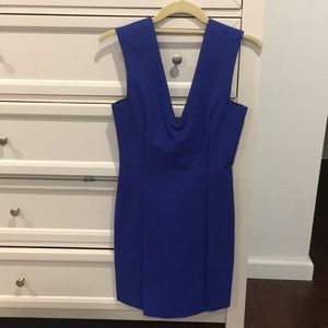 Zara deep V party dress